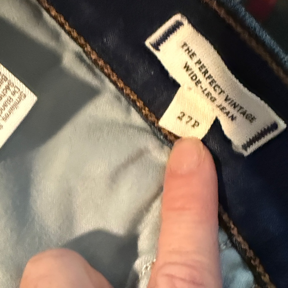 Madewell wide-leg Jeans in Deep Blue - Picture 2 of 3